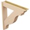 Ekena Millwork 7 1/2-in W x 36-in D x 40-in H Funston Trad Rough Cedar Woodgrain TimberThane Outlooker, Primed Tan OUTUR075X36X40FST04RCPR - alternate 5